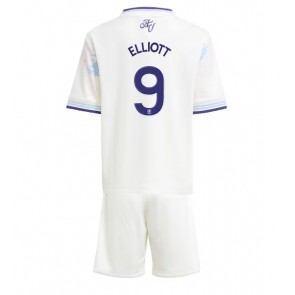 Aston Villa Harvey Elliott #9 Tredjeställ Barn 2025-26 Kortärmad (+ Korta byxor)
